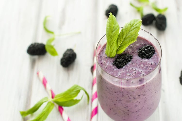 Mulberry Fruit in a Smoothie