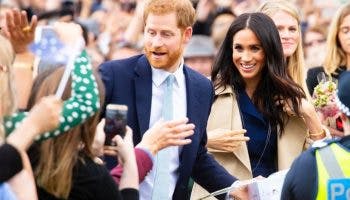 Prince Harry, Duke of Sussex and Meghan Markle, Duchess of Sussex meeting the public in Melbourne.